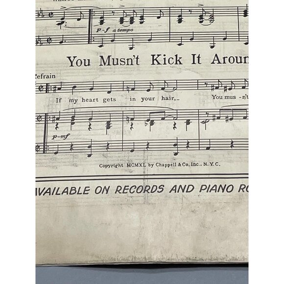 Vintage Sheet Music "Take Him" "Pal Joey" Rodgers & Hart Chappell & Co 1952 READ - Picture 4 of 9